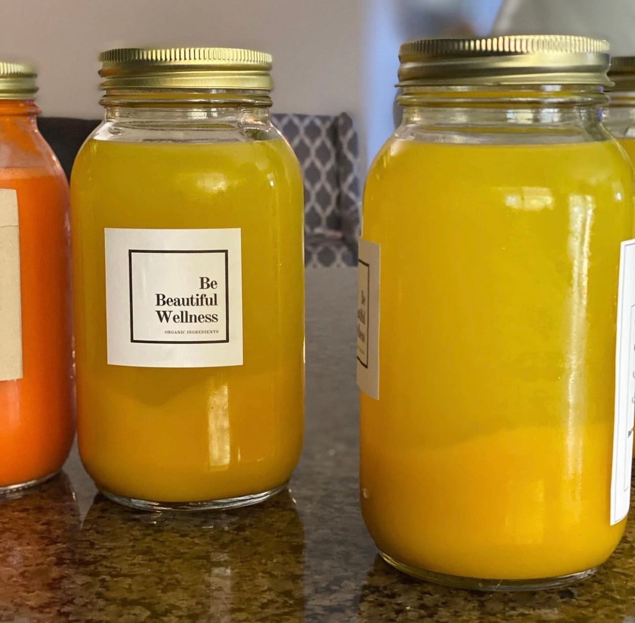 Ginger Shots "A shot of ginger, a boost of health"