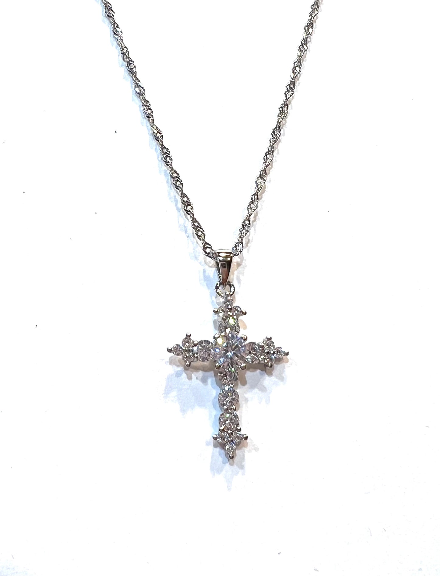 Cross Pendant with Necklace